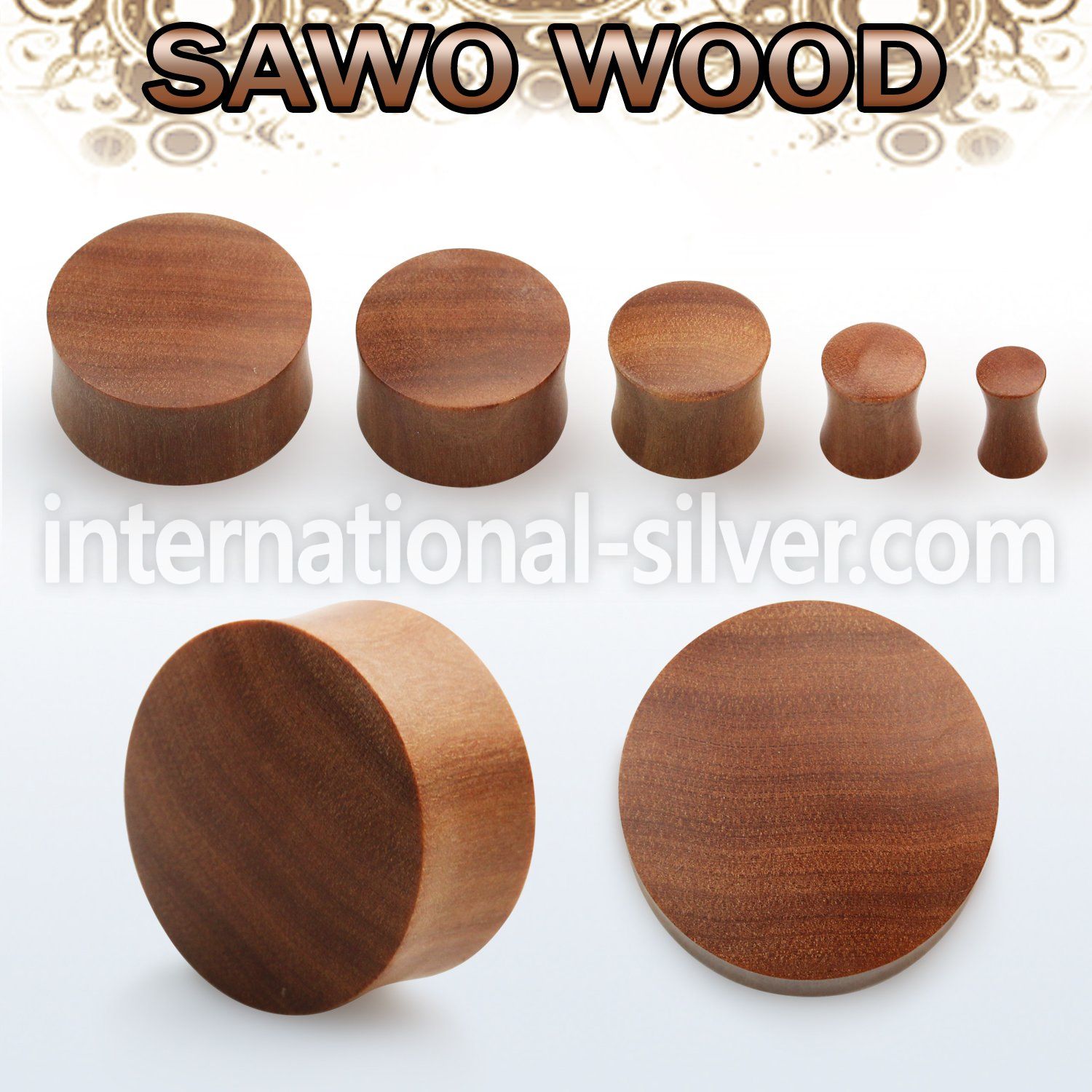 pws plugs gauges organic body jewelry ear lobe