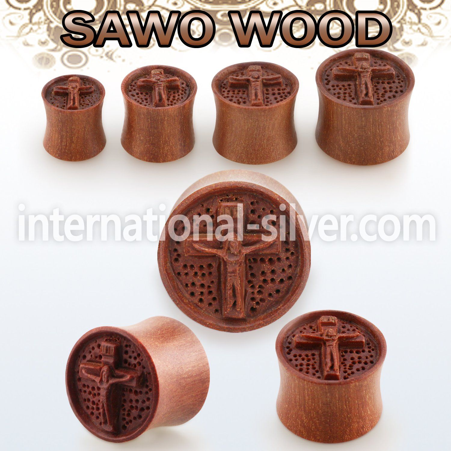 pwsjus plugs gauges organic body jewelry ear lobe