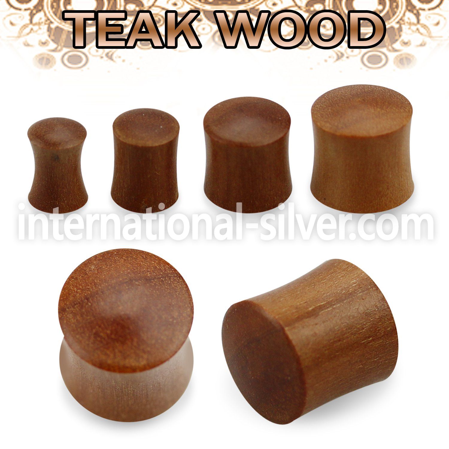 pwt plugs gauges organic body jewelry ear lobe