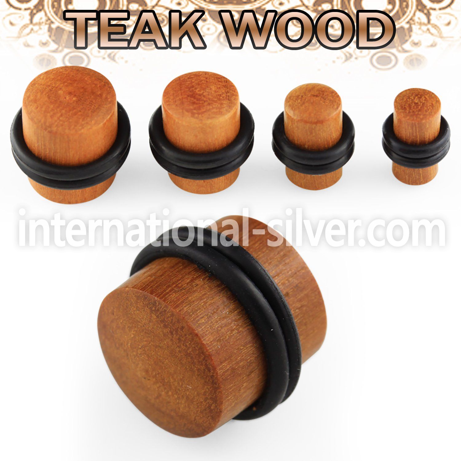 pwtr plugs gauges organic body jewelry ear lobe