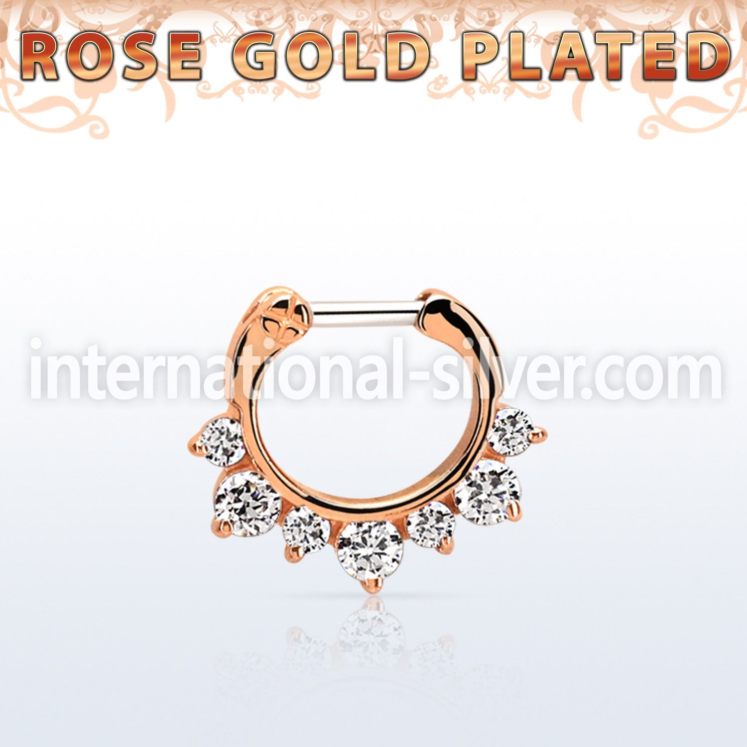 rseph16 straight barbells silver 925 septum