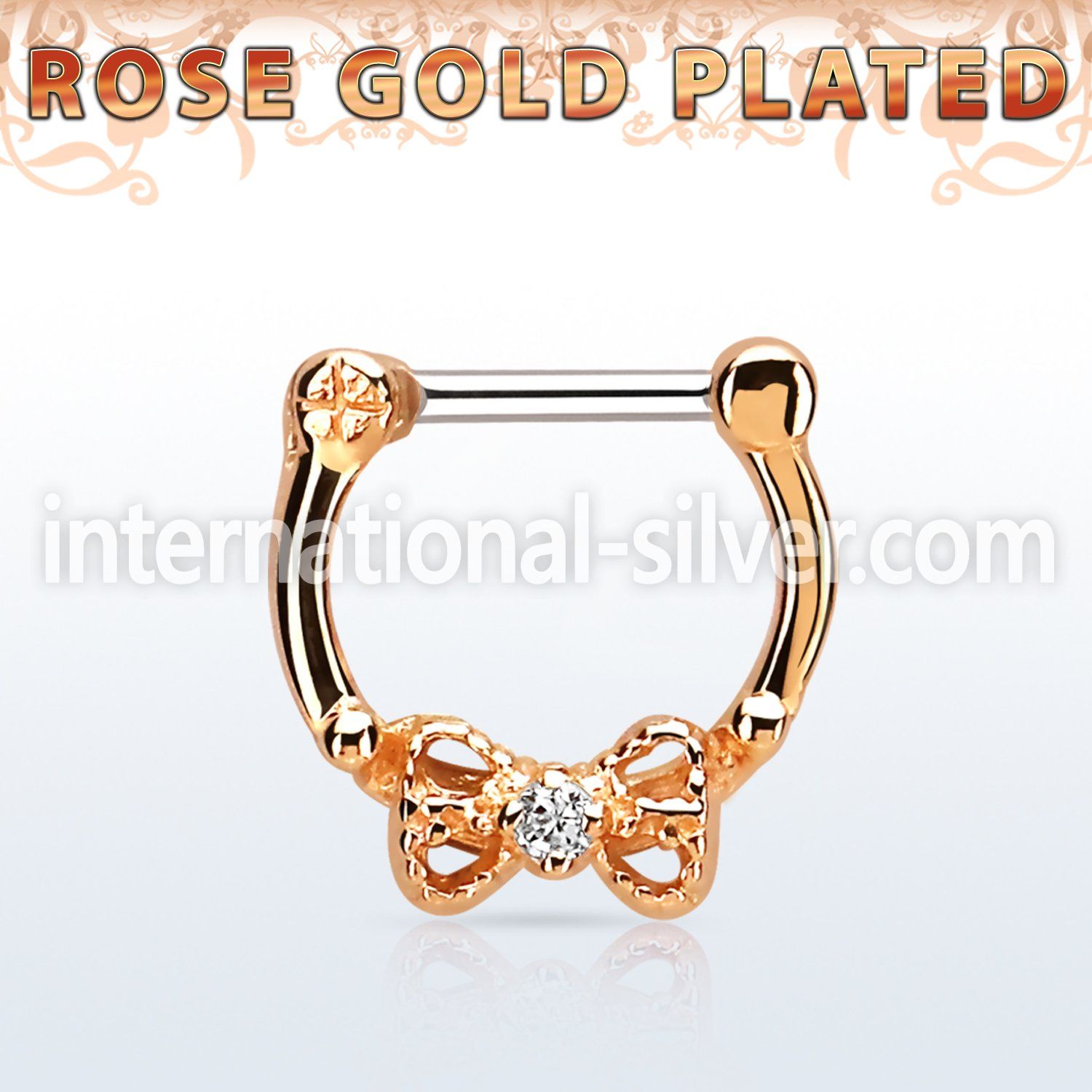 rsepk16 straight barbells silver 925 septum