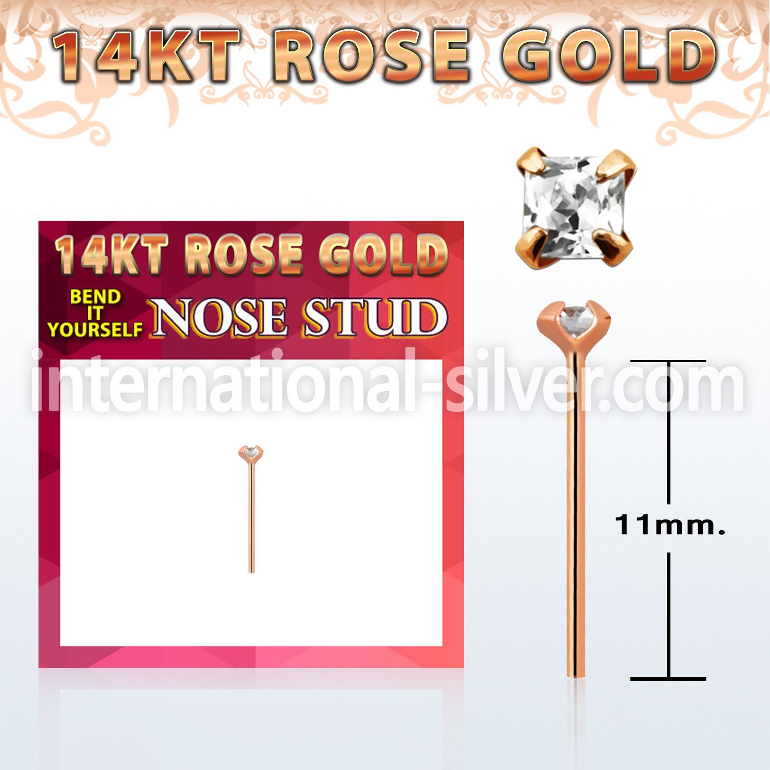 ryzqc1 bend it to fit nose studs gold nose