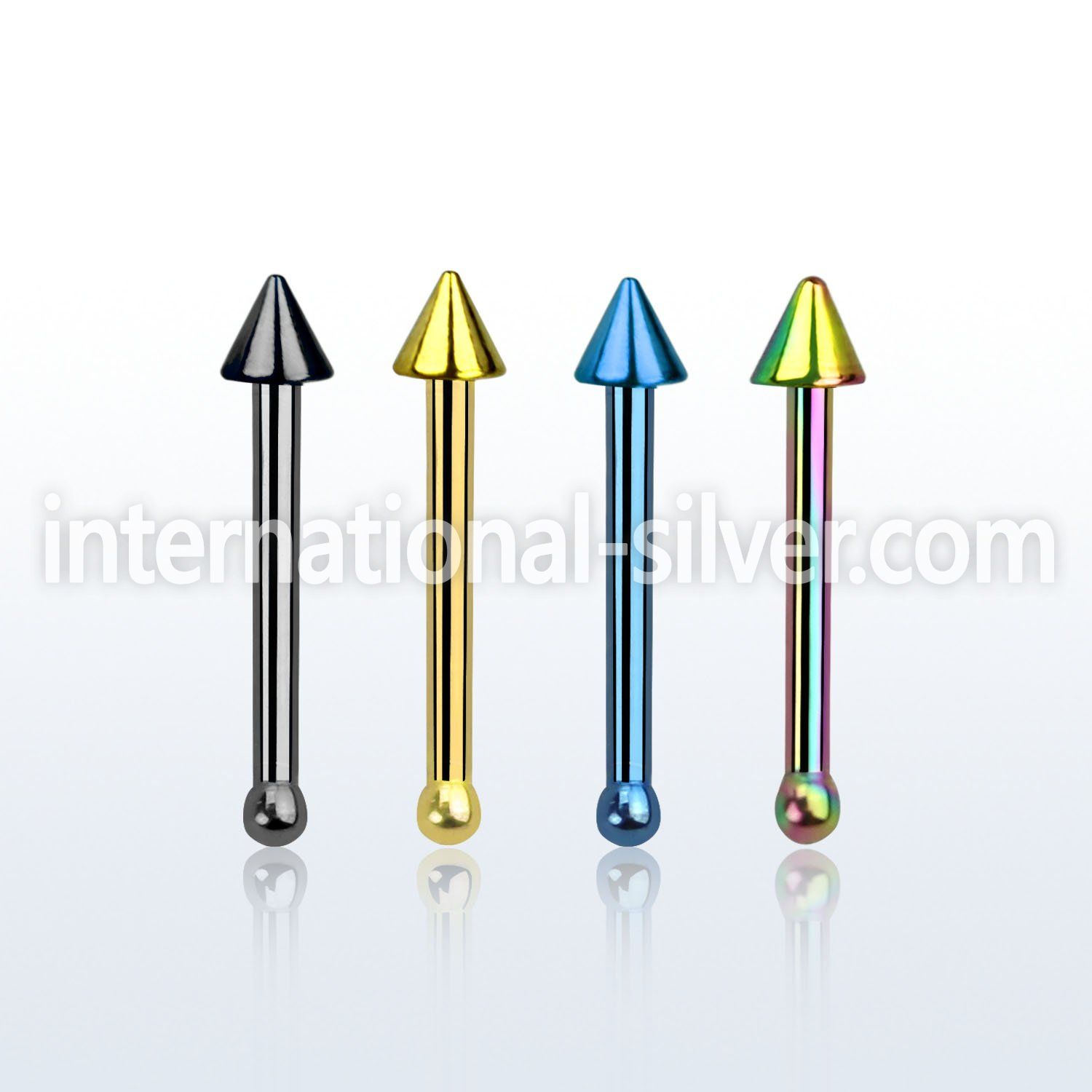 sncnt nose bone anodized surgical steel 316l nose