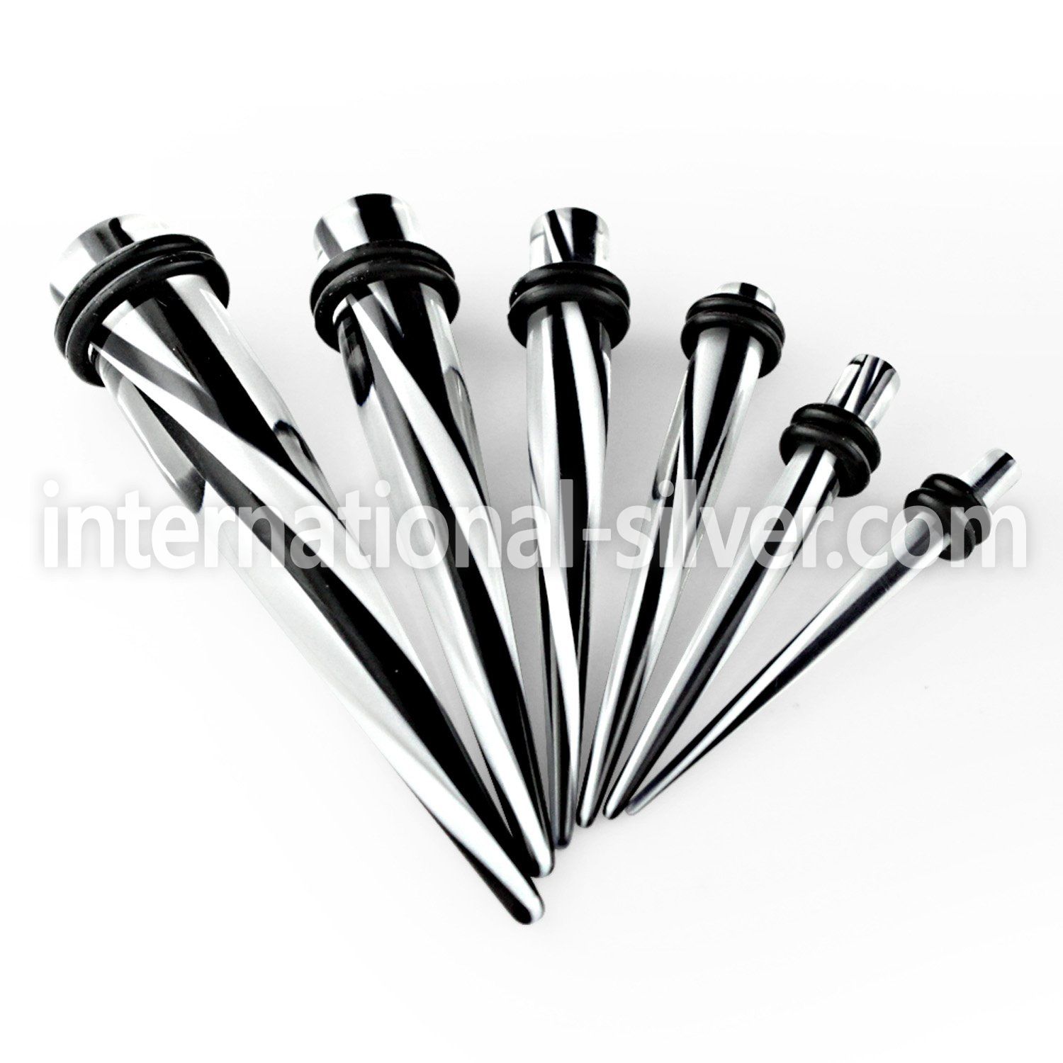 tpve tapers acrylic body jewelry ear lobe