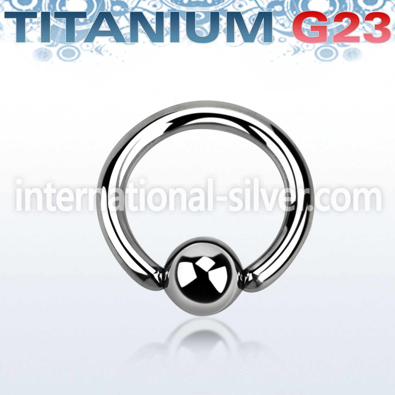 ubcr8 hoops captive rings titanium g23 implant grade ear lobe