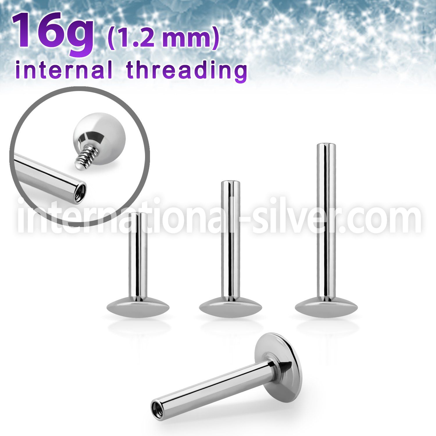 ufopst16 labrets lip rings surgical steel 316l labrets chin