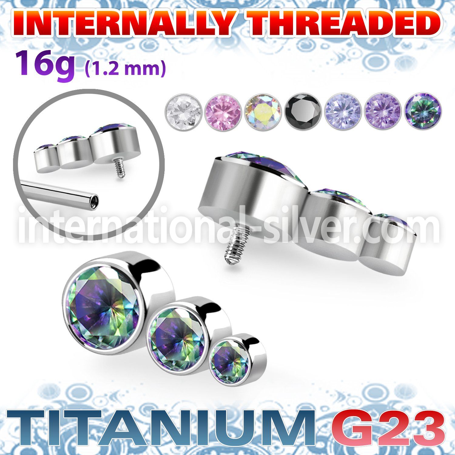 ushz18in titanium top three descending press cz