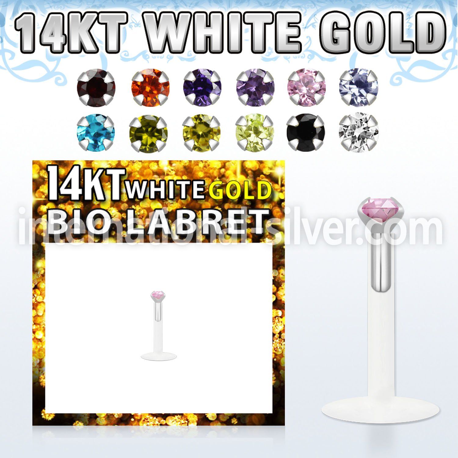wgbizm labrets lip rings bioflex ptfe labrets chin