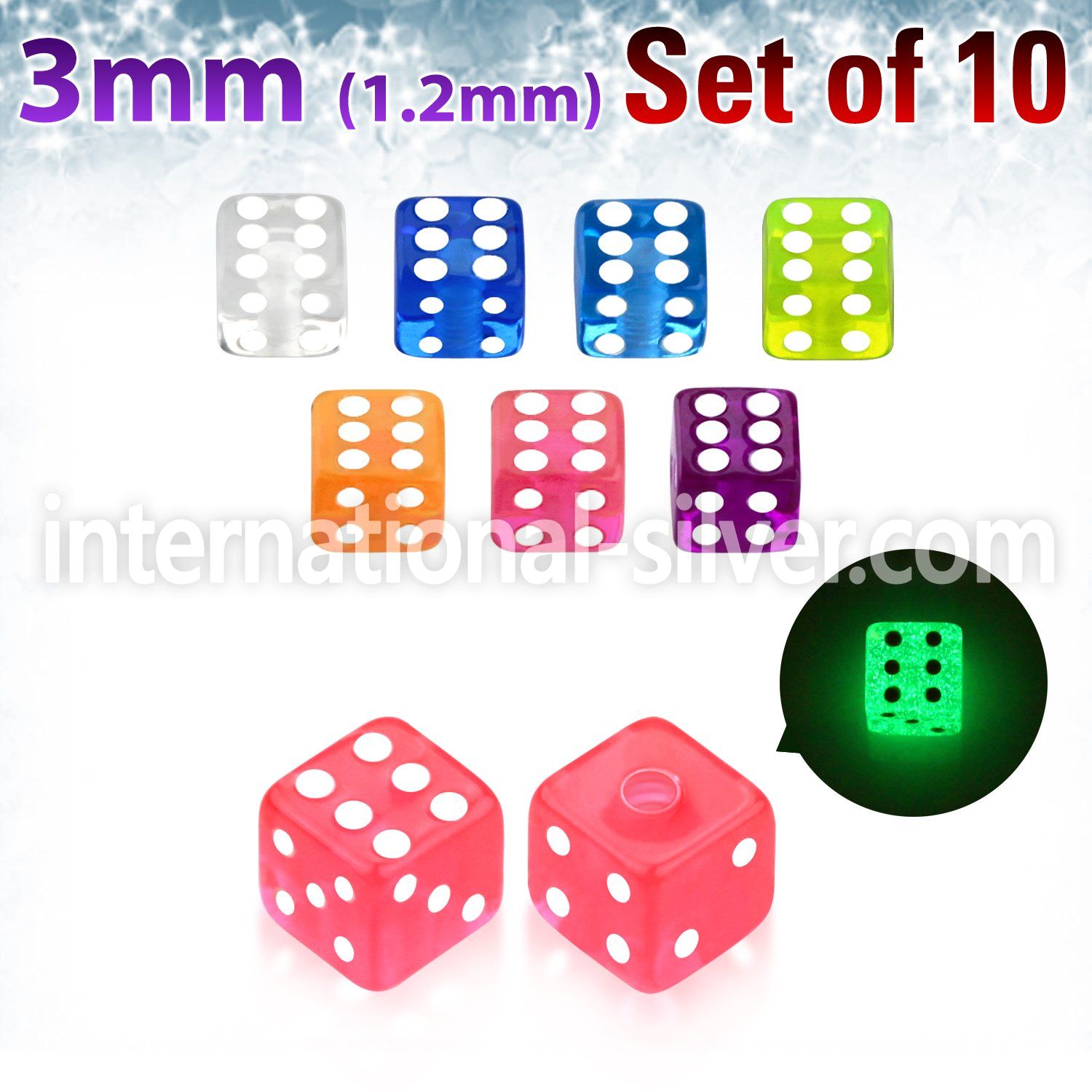 xgldi3 loose body jewelry parts acrylic body jewelry 