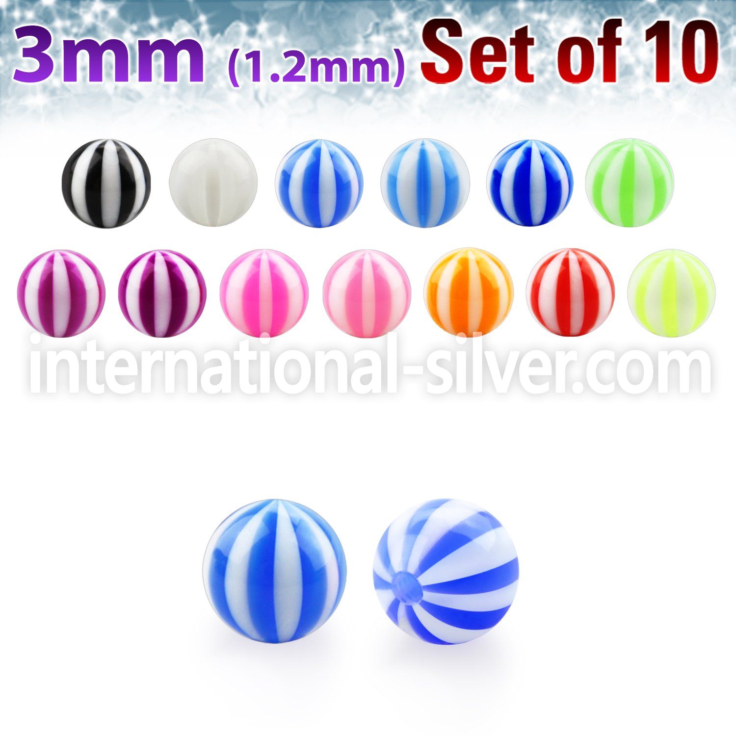 xuvbe3 loose body jewelry parts acrylic body jewelry belly button