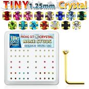 18sp6xm l shape nose studs silver 925 nose