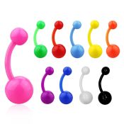 abnsa belly rings acrylic body jewelry belly button