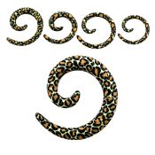 accof tapers acrylic body jewelry ear lobe