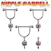 afrsnp8 straight barbells surgical steel 316l nipple