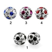 amfr5 loose body jewelry parts surgical steel 316l belly button