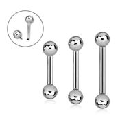 bbebin straight barbells surgical steel 316l eyebrow