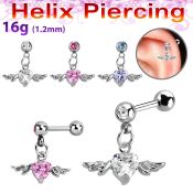 bber1 straight barbells surgical steel 316l helix