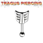 bber34 straight barbells surgical steel 316l tragus