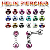 bber39b straight barbells surgical steel 316l helix