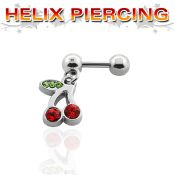 bber447 straight barbells surgical steel 316l helix