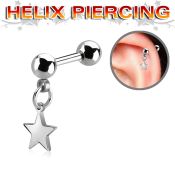 bber89 surgical steel barbells helix piercing