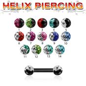 bbert23e straight barbells anodized surgical steel 316l eyebrow