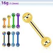 bbetb straight barbells anodized surgical steel 316l eyebrow