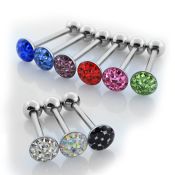 bbfc1x straight barbells surgical steel 316l nipple