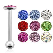 bbfcs2 straight barbells surgical steel 316l nipple