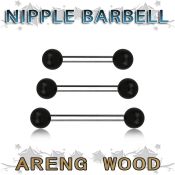 bbnpar5 straight barbells organic body jewelry nipple