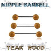 bbnpte5 straight barbells organic body jewelry nipple