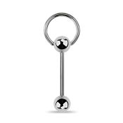 bbsl straight barbells surgical steel 316l tongue