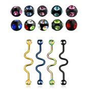 bbtcj straight barbells anodized surgical steel 316l tongue