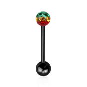 bbtfr5r straight barbells anodized surgical steel 316l tongue