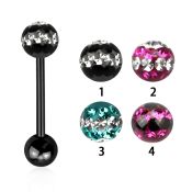 bbtfr6d straight barbells anodized surgical steel 316l tongue