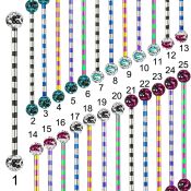 bbtrfr5c straight barbells anodized surgical steel 316l 