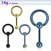 bbtsl straight barbells anodized surgical steel 316l tongue