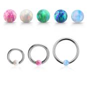 bcr16o4 hoops captive rings surgical steel 316l nose