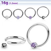 bcr16z3 surgical steel ball closure rings ear othersear lobe ear otherseyebrow helix intim septum piercing