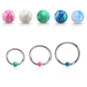 bcr18o3 hoops captive rings surgical steel 316l nose