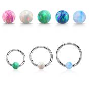 bcr18o4 hoops captive rings surgical steel 316l nose