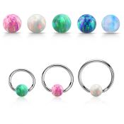 bcr18o5 hoops captive rings surgical steel 316l nose