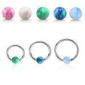 bcr20o4 hoops captive rings surgical steel 316l nose