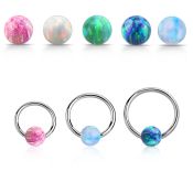 bcr20o5 hoops captive rings surgical steel 316l nose