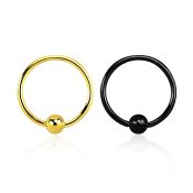 bcrt20s hoops captive rings anodized surgical steel 316l eyebrow