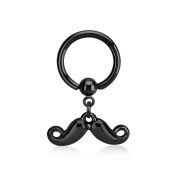 bcrts518 hoops captive rings anodized surgical steel 316l nose