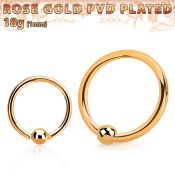 bcrtt18s hoops captive rings anodized surgical steel 316l nose