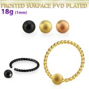 bcwt18f3 anodized surgical steel ball closure rings ear  othersear  lobe ear otherseyebrow helix tragus  piercing