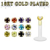 bilz25rg labrets lip rings bioflex ptfe labrets chin